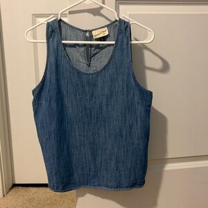 Universal Thread Blue Denim Tank Top